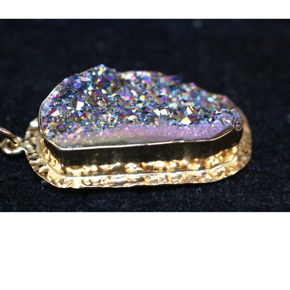 Just in- Charles Albert druzy pendant - Picture 3 of 4